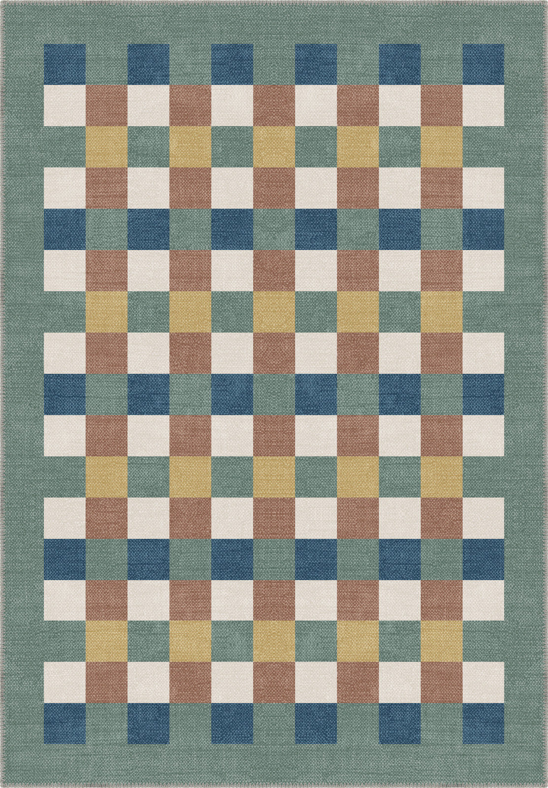 Liam Geometric Washable Rug