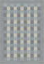 Liam Bordered Blue Washable Rug