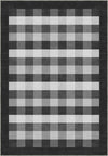 Liam Bordered Anthracite Rug