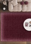 Madison Washable Burgundy Rug