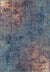 Lydia Brown and Blue Modern Rug