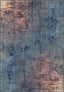 Lydia Brown and Blue Modern Rug