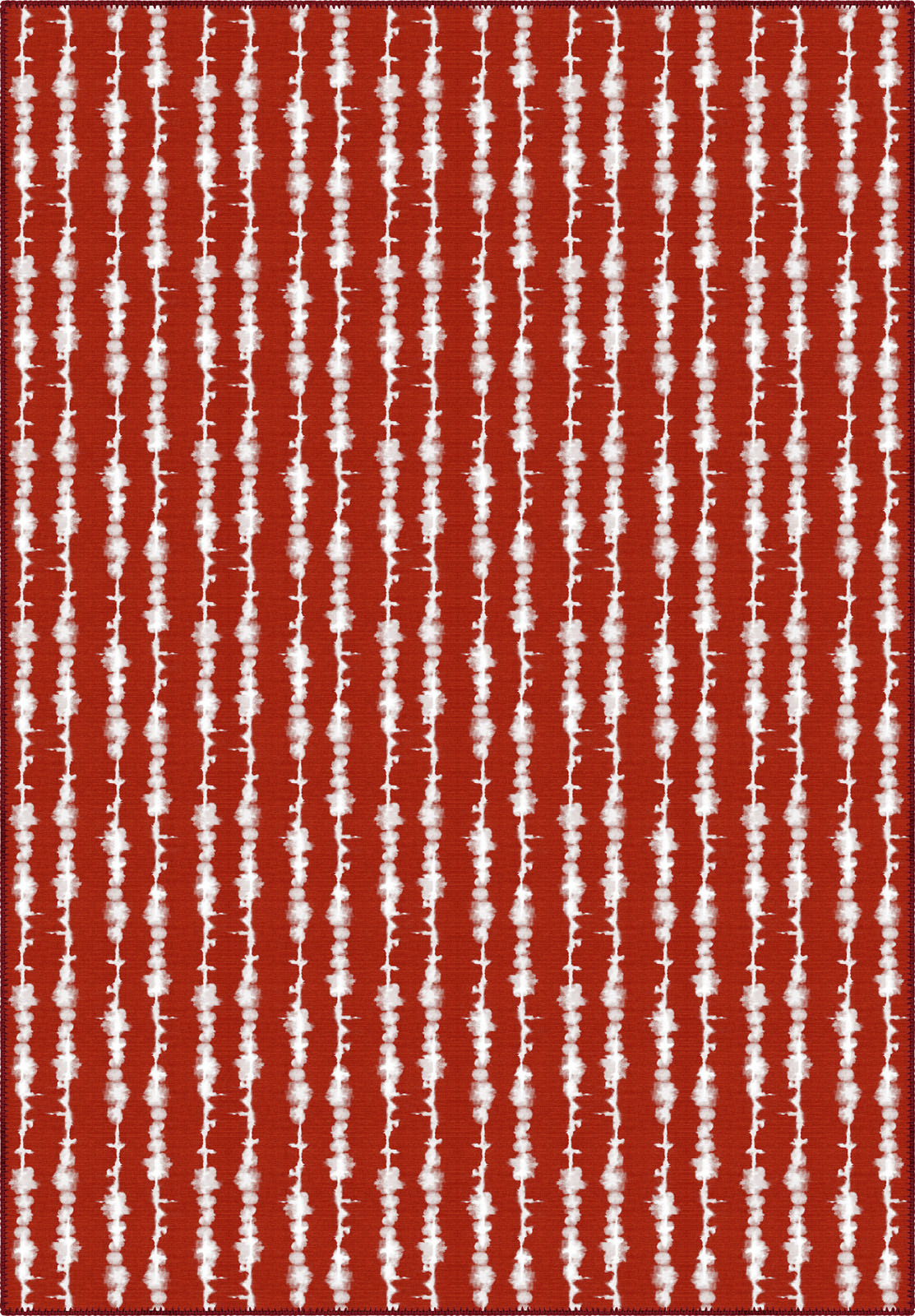 Penelope Red Striped Rug