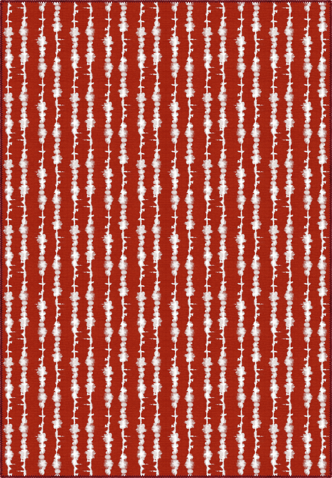 Penelope Red Striped Rug