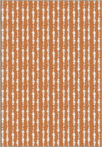 Penelope Orange Striped Rug