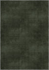 Dark green rug with minimalist striped pattern