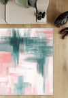 Kasen Abstract Pink Rug