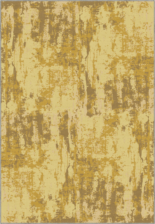 Eli Abstract Yellow Rug