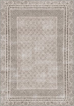 Calyra Bordered Beige Rug