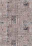 Nora Abstract Washable Pink Rug