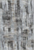 Brianna Grey Abstract Washable Rug