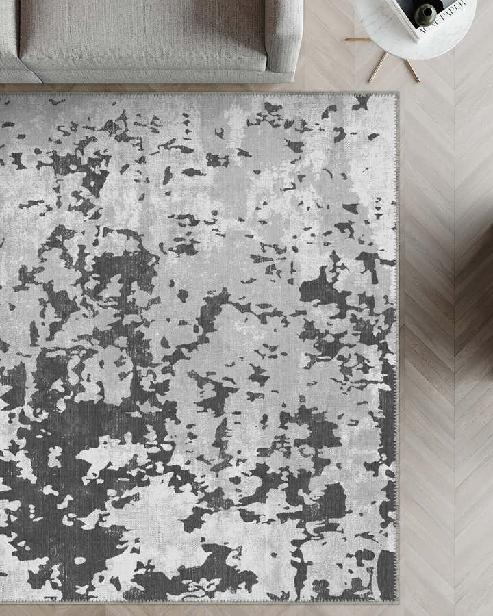 Grant Grey Abstract Rug