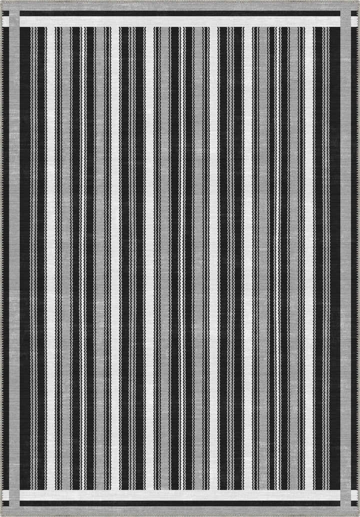 Maris Black and White Rug