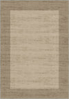 Savannah Bordered Brown Rug