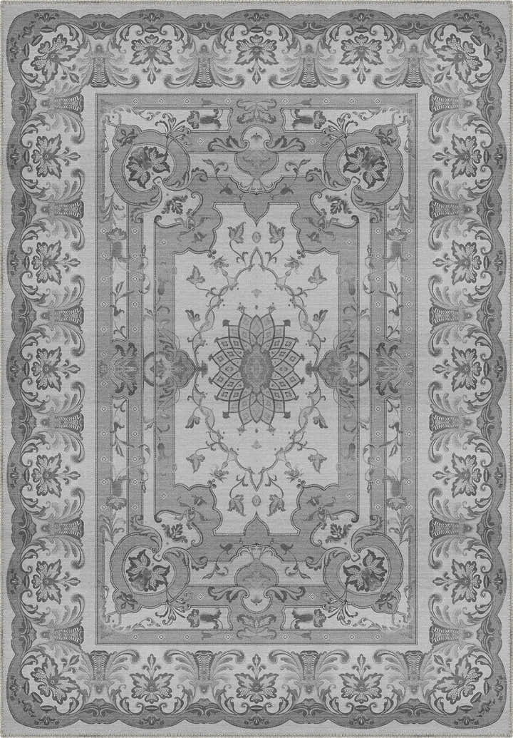 Dorian Grey Medallion Rug