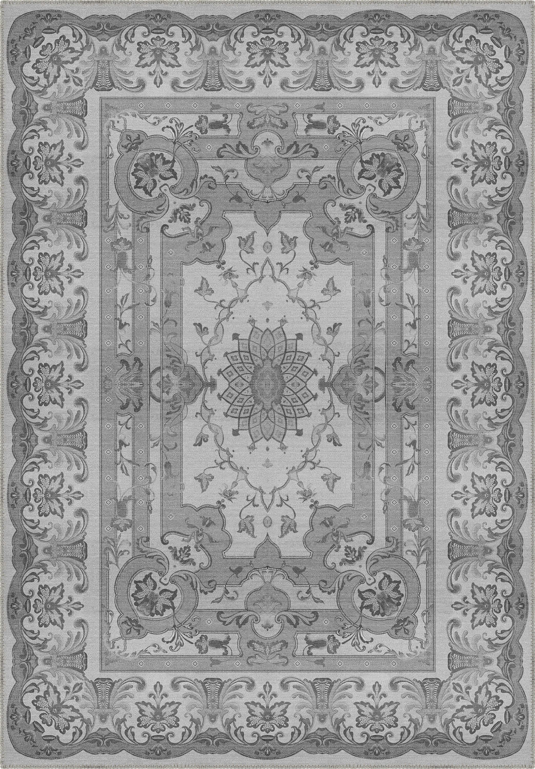 Dorian Grey Medallion Rug