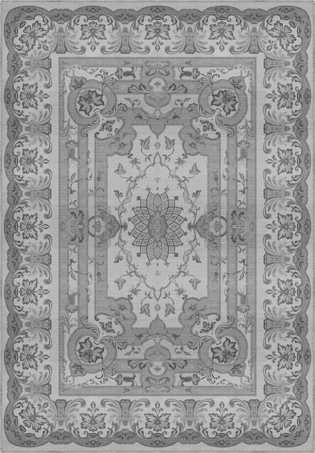 Dorian Grey Medallion Rug