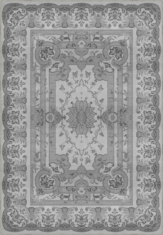 Dorian Grey Medallion Rug