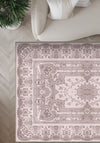 Dorian Washable Pink Rug