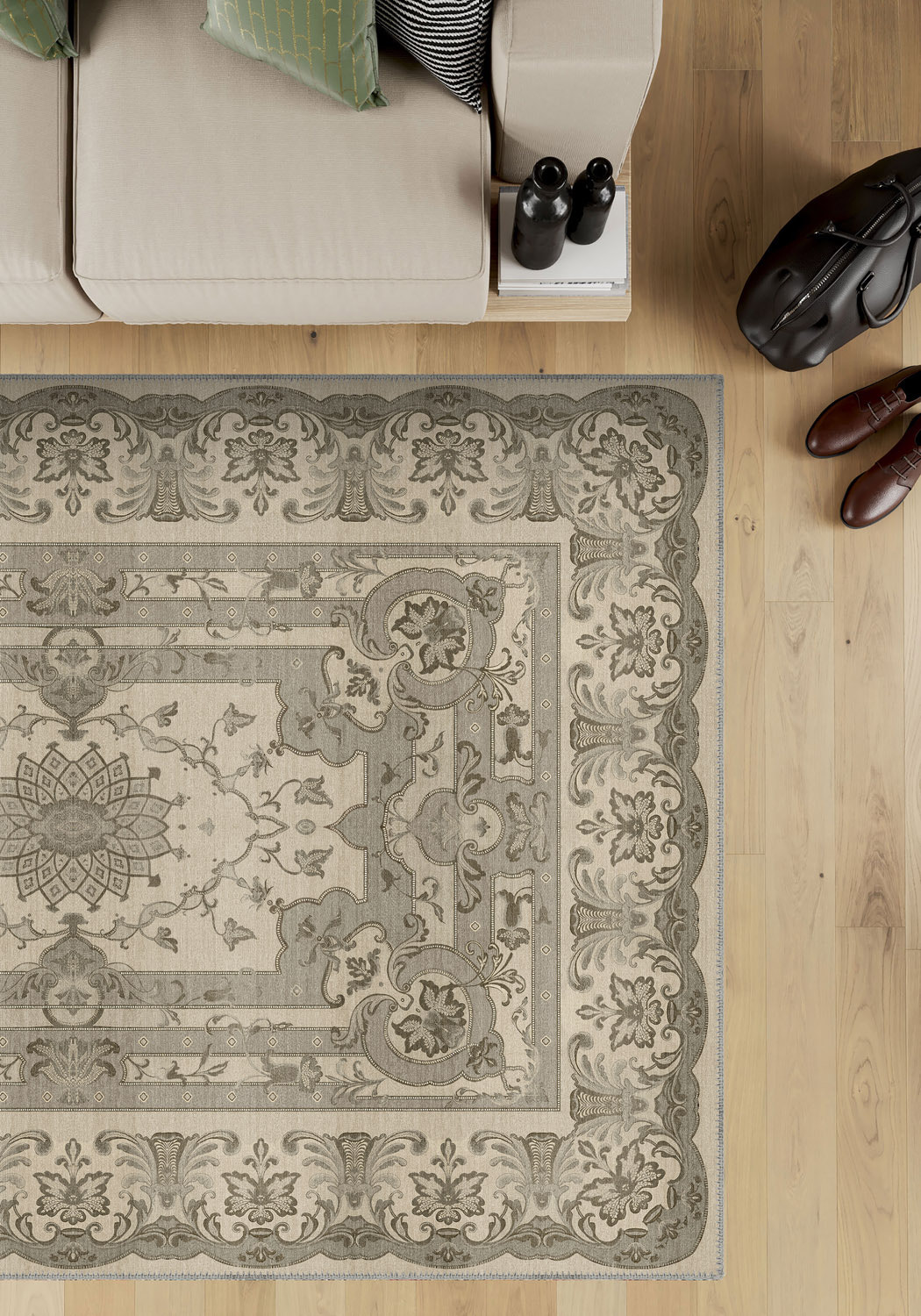 Dorian Beige Turkish Rug