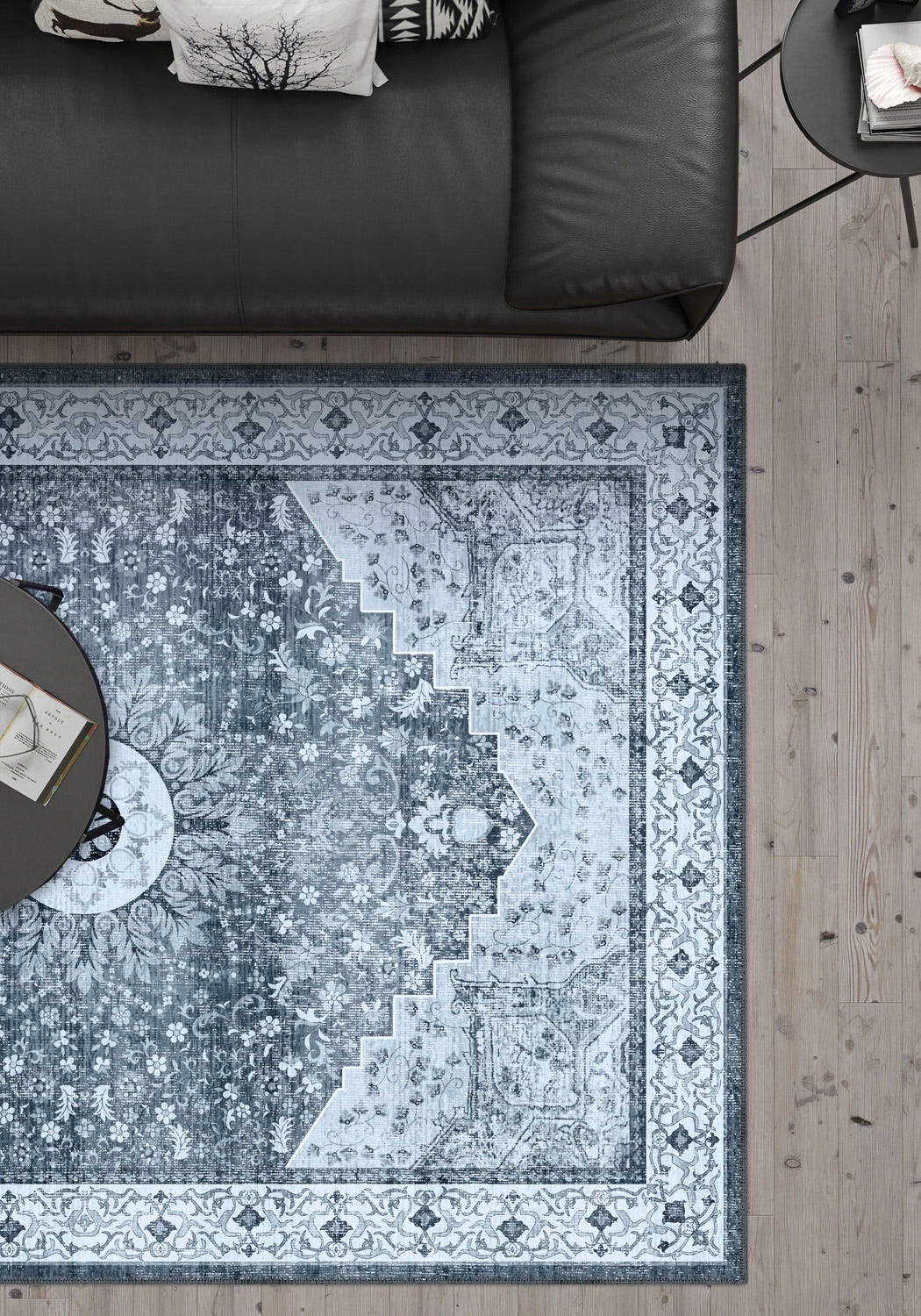 Rhiannon Vintage Navy Rug