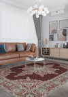 Farinda Burgundy Persian Rug