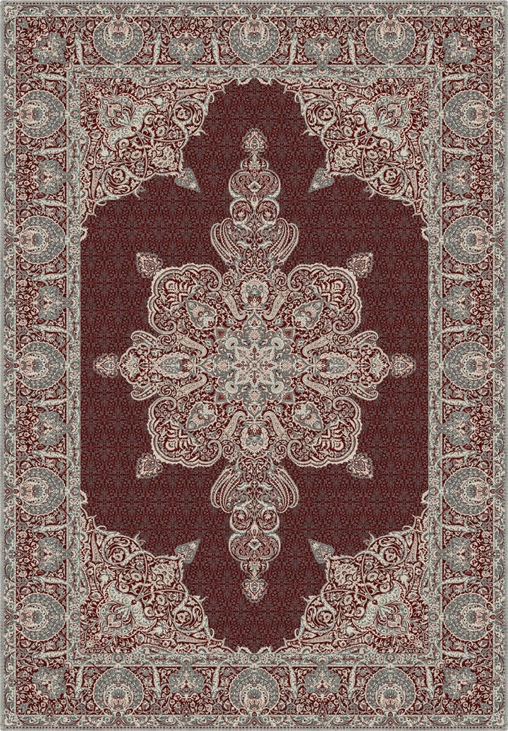 Farinda Burgundy Persian Rug