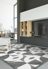 Ondara Grey Geometric Rug