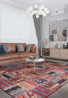 Isla Colourful Patchwork Washable Rug