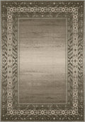 Milona Brown Bordered Rug