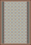 Eloise Vintage Trellis Tile Rug