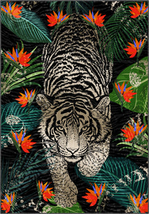 Nendei Wild Tiger Rug