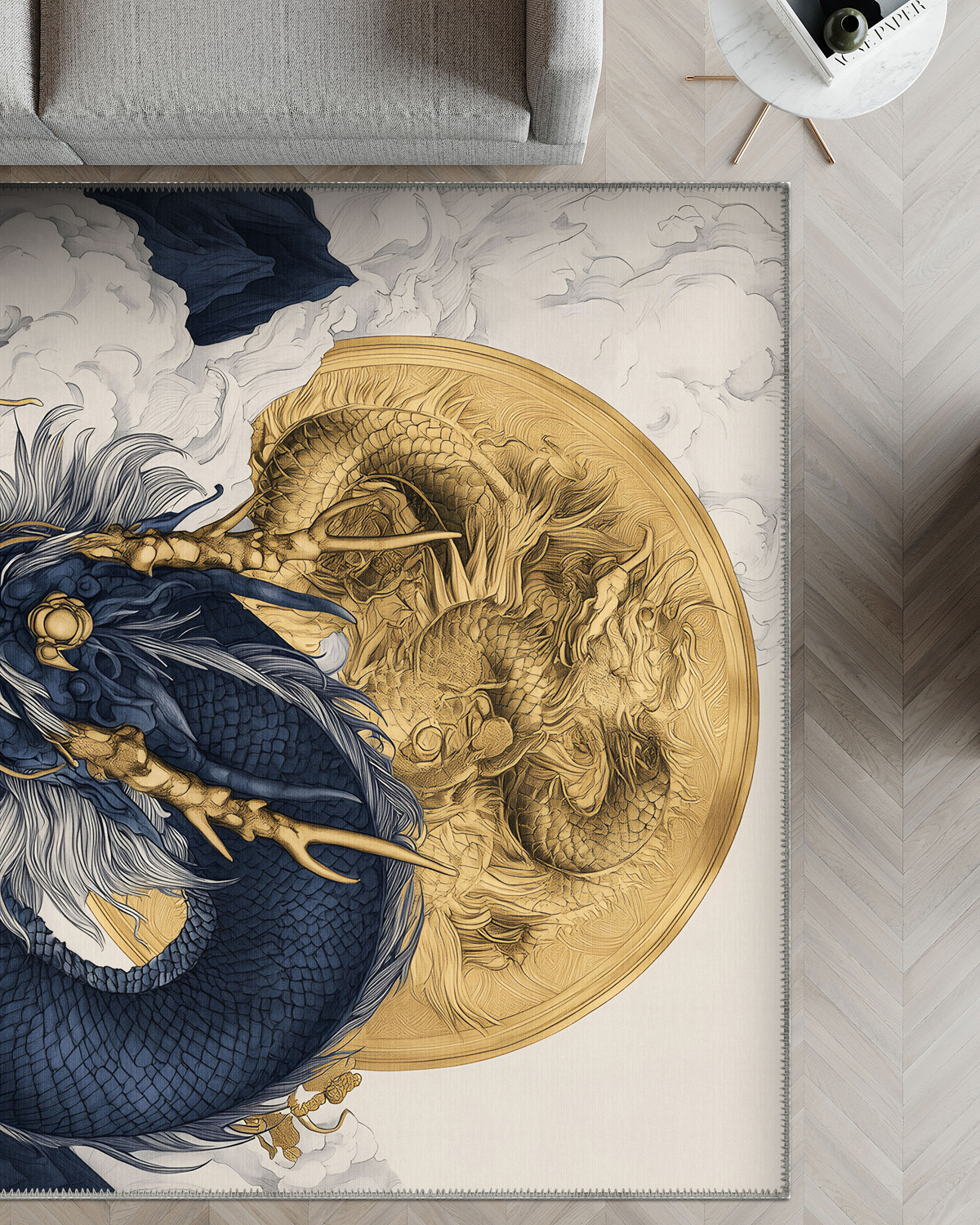 Tianlong Chinese Dragon Rug
