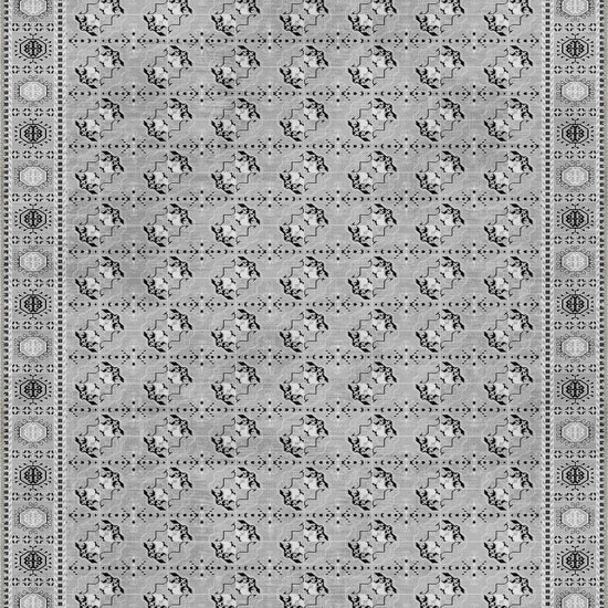 Gray bokhara rug