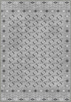 Gray bokhara rug