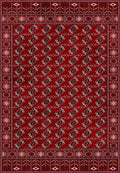 Kael Red Boho Rug
