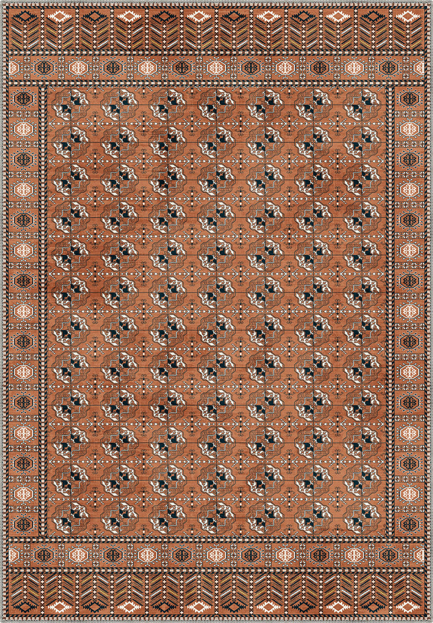 Kael Orange Vintage Rug