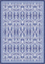Aveline French Blue Foliage Rug