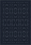 Aveline Deep Navy Damask Rug