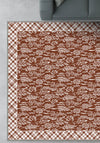 Alder Floral Terracotta Rug