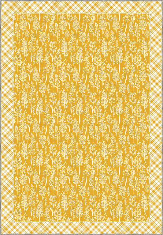 Alder Yellow Cottagecore Rug
