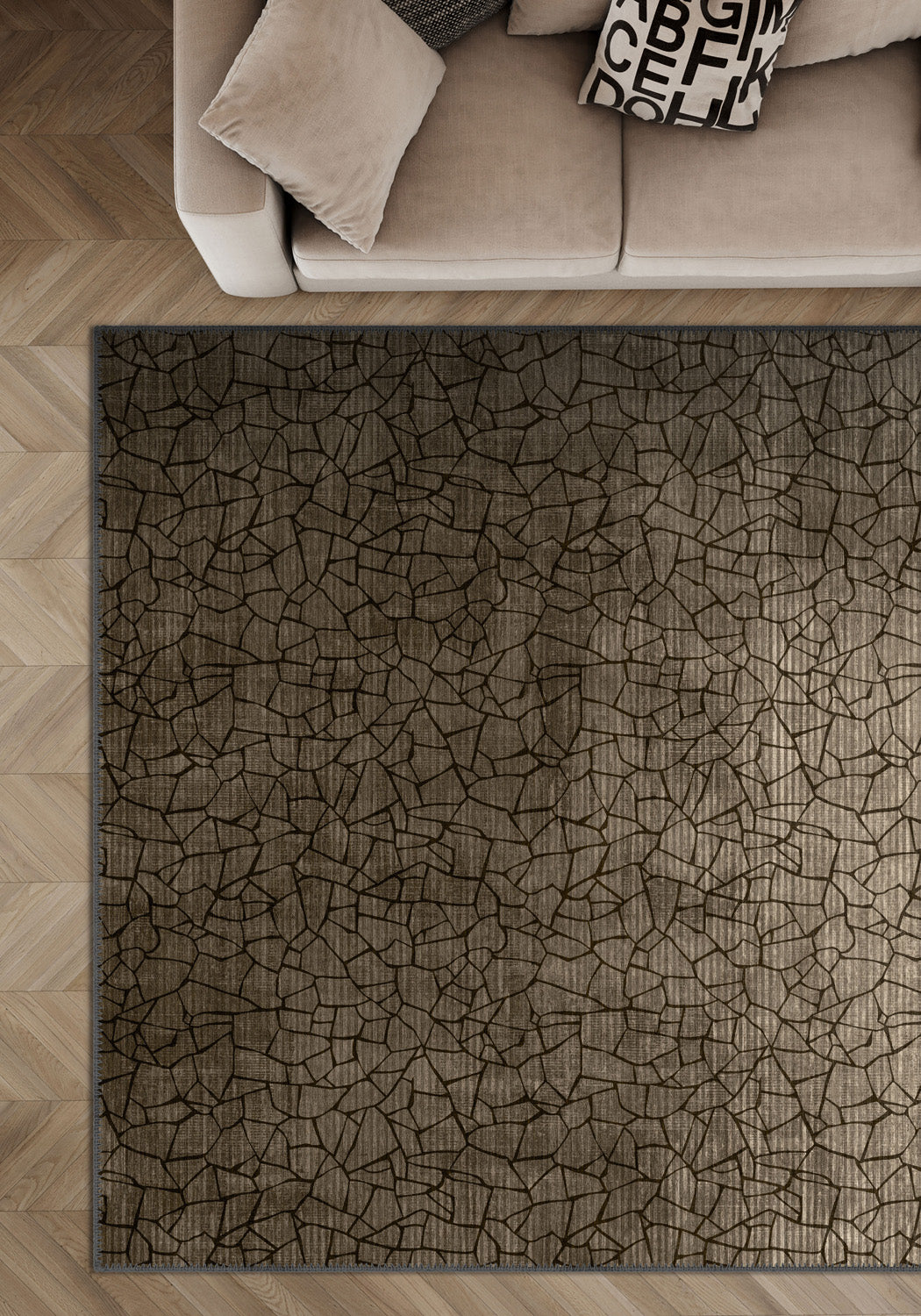 Wesley Brown Washable Rug