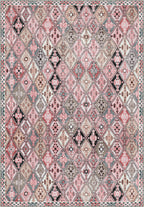 Romilly Pink Tribal Kilim Rug