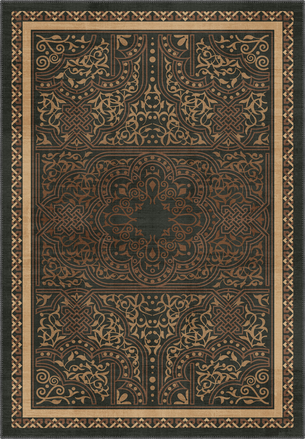 Ronan Earthy Ornamental Rug