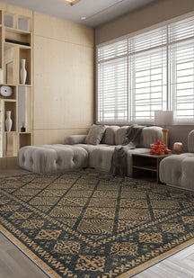 Rhean Gothic Gray Rug