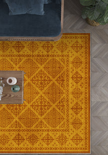 Rhean Celtic Yellow Rug