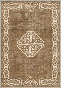 Sorin Warm Beige Rustic Rug