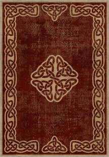 Sorin Celtic Burgundy Rug