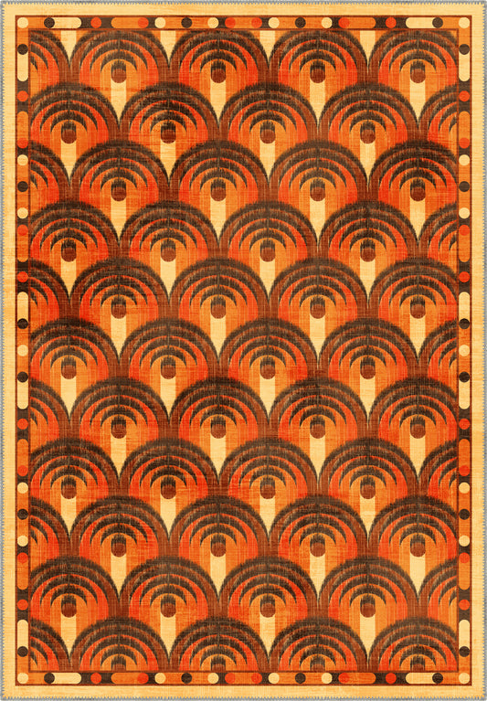 Orlan Ikat Retro Rug