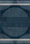 Nathan Blue Modern Rug